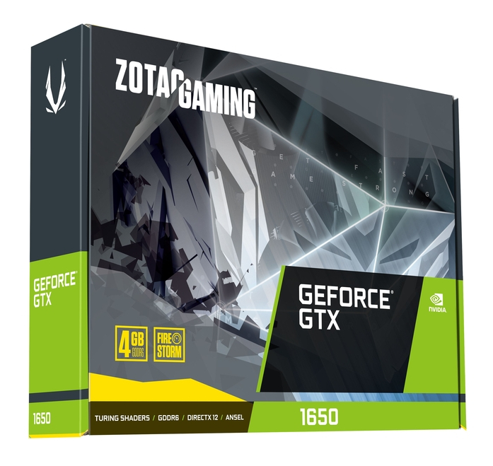 Zotac Gaming GeForce GTX 1650 4GB GDDR6 128-Bit Dual Fan Graphics Card (ZT-T16520R-10L)