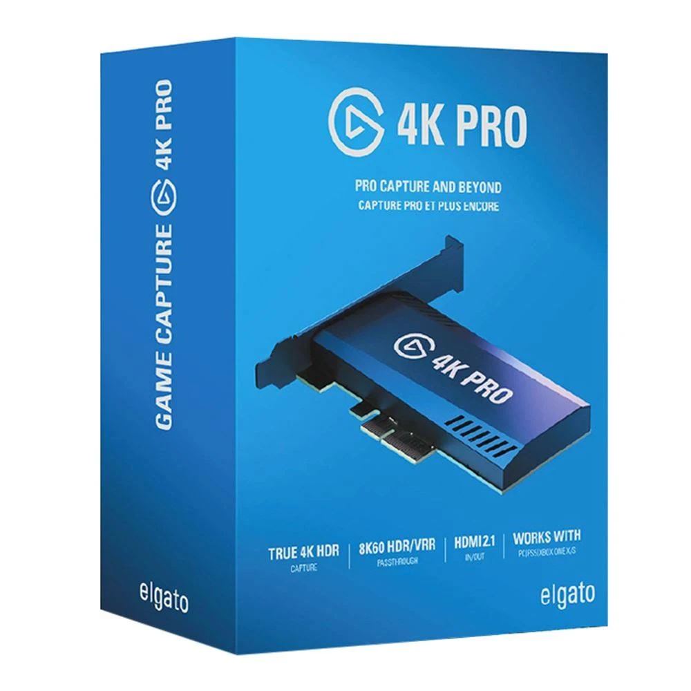 Elgato Game Capture 4K PRO - 8K60 Passthrough/ 4K60 Capture for PC, PS5, Xbox Series X, Up to 240 FPS Capture, With HDMI 2.1, VRR, Works With Windows and Dual PC Setups - Image 2