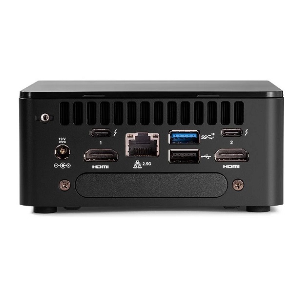 Asus Intel NUC 12 Pro Kit (RNUC12WSHI300000I) Barebone with Intel i3-1220P Processor, Support 64GB DDR4 3200Mhz Memory, 2.5GbE LAN, Wi-Fi 6E and Bluetooth 5.3, 2 x Thunderbolt 4, 2 X HDMI, 3.5mm Audio Jack - Image 7