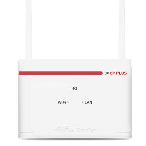 CP Plus 4G LTE Wi-Fi Router (CP-XR-DE21-S) - High Speed 4G Internet & Wider Wi-Fi Coverage upto 10m | Support External Antenna | Support Reset, WPS Button