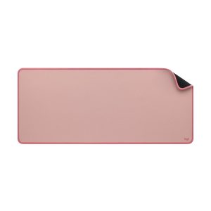 Logitech Desk Mat - Studio Series, Multifunctional Large Desk Pad/ Extended Mouse Mat/ Office Desk Protector with Anti-Slip Base/ Spill-Resistant/ Durable Design (Rose)