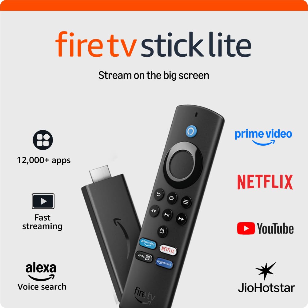 Amazon Fire TV Stick Lite with all-new Alexa Voice Remote Lite (no TV controls), HD Streaming Device | Now with App controls - Image 7