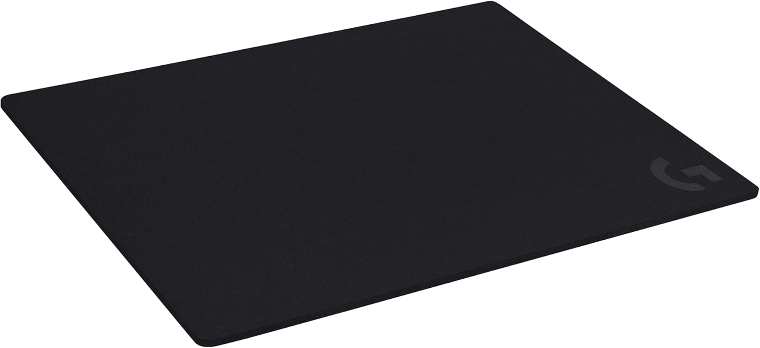 Logitech G740 Large Thick Gaming Mouse Pad - Optimised for Gaming Sensors/ Moderate Surface Friction/ Non-Slip Mouse Mat/ 460 x 400 x 5 mm (Black)