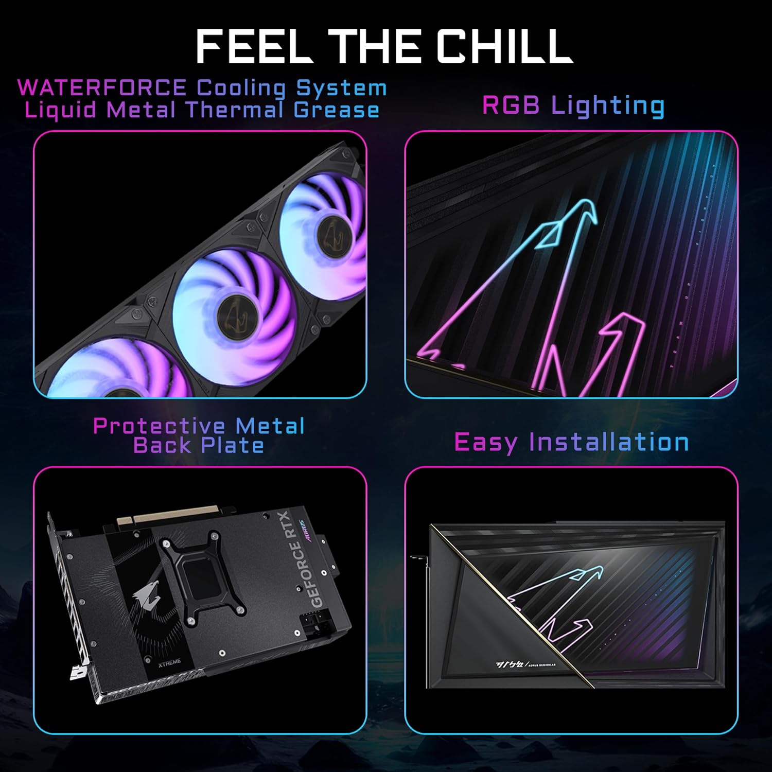 Gigabyte AORUS GeForce RTX 5080 XTREME WATERFORCE 16GB GDDR7 256-Bit Triple Fan Graphics Card (GV-N5080AORUSX W-16GD) - Image 7