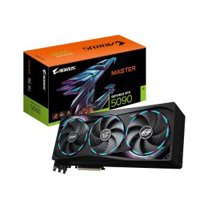 Gigabyte AORUS GeForce RTX 5090 MASTER 32GB GDDR7 512-Bit Triple Fan Graphics Card (GV-N5090AORUS M-32GD)