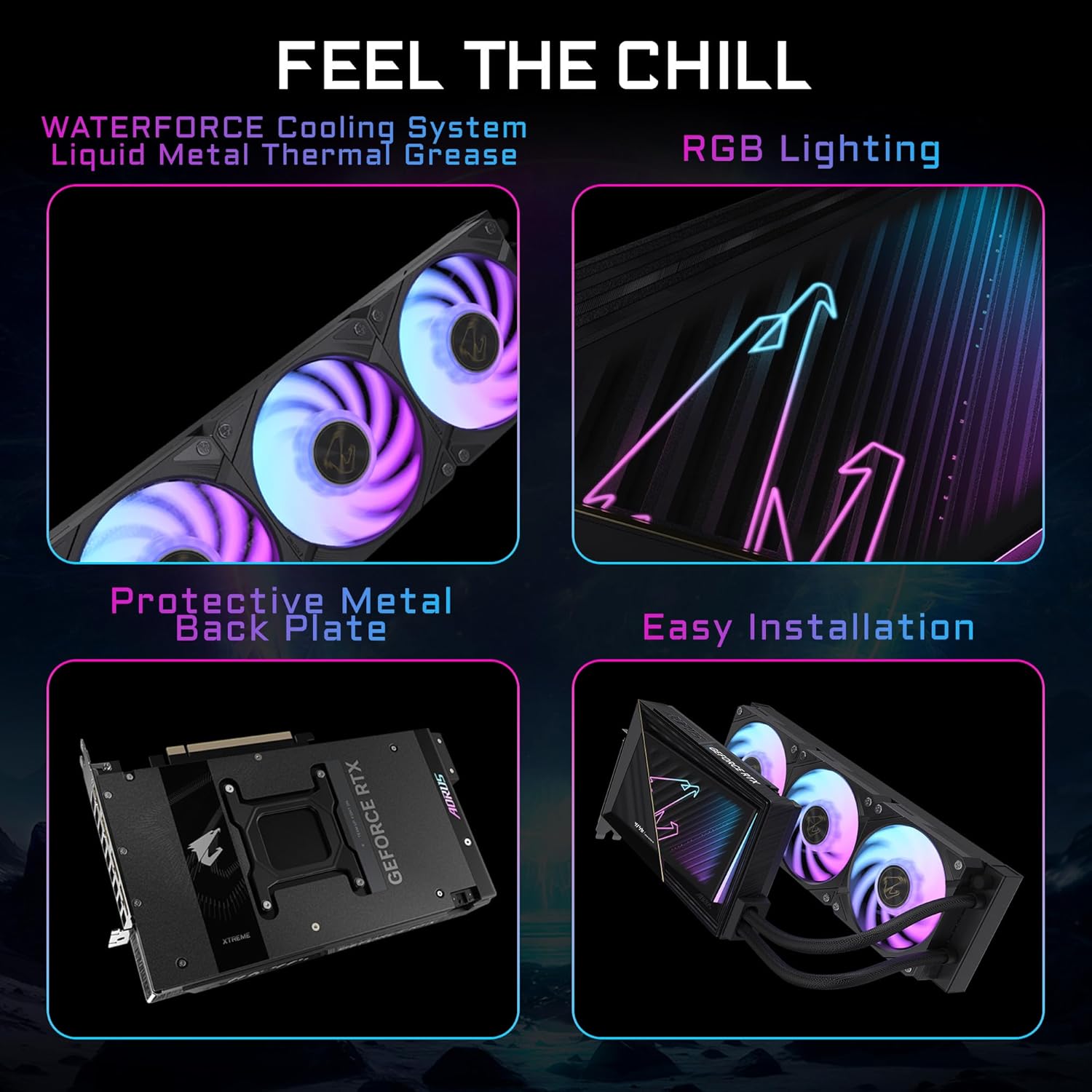 Gigabyte Aorus Geforce RTX 5090 Xtreme Waterforce 32GB GDDR7 512-Bit Triple Fan Graphics Card with All-in-one Cooling System (GV-N5090AORUSX W-32GD) - Image 9