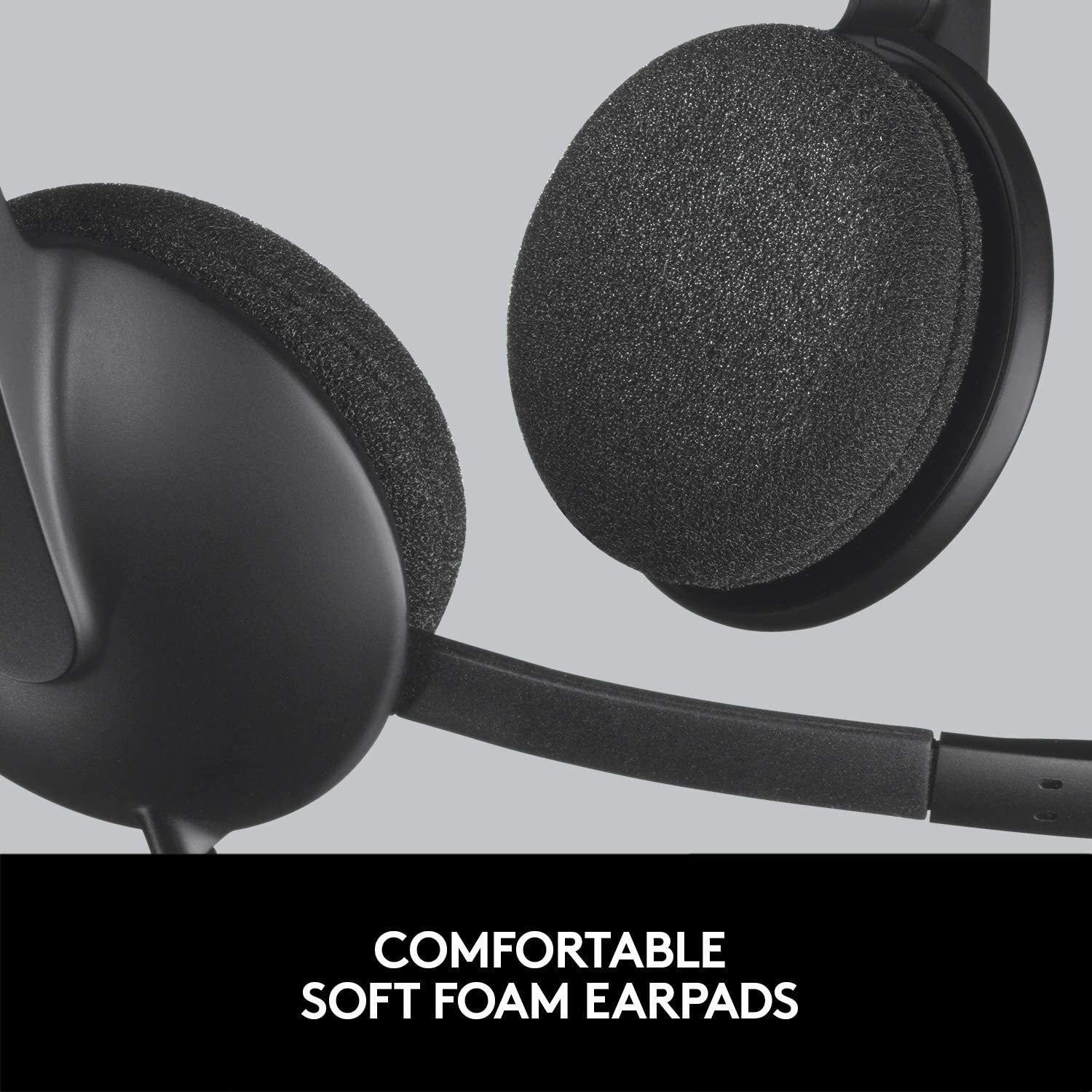 Logitech H340 USB Headset with Noise-Cancelling Mic for Computer/ Laptop/ Windows/ Mac - Black - Image 3