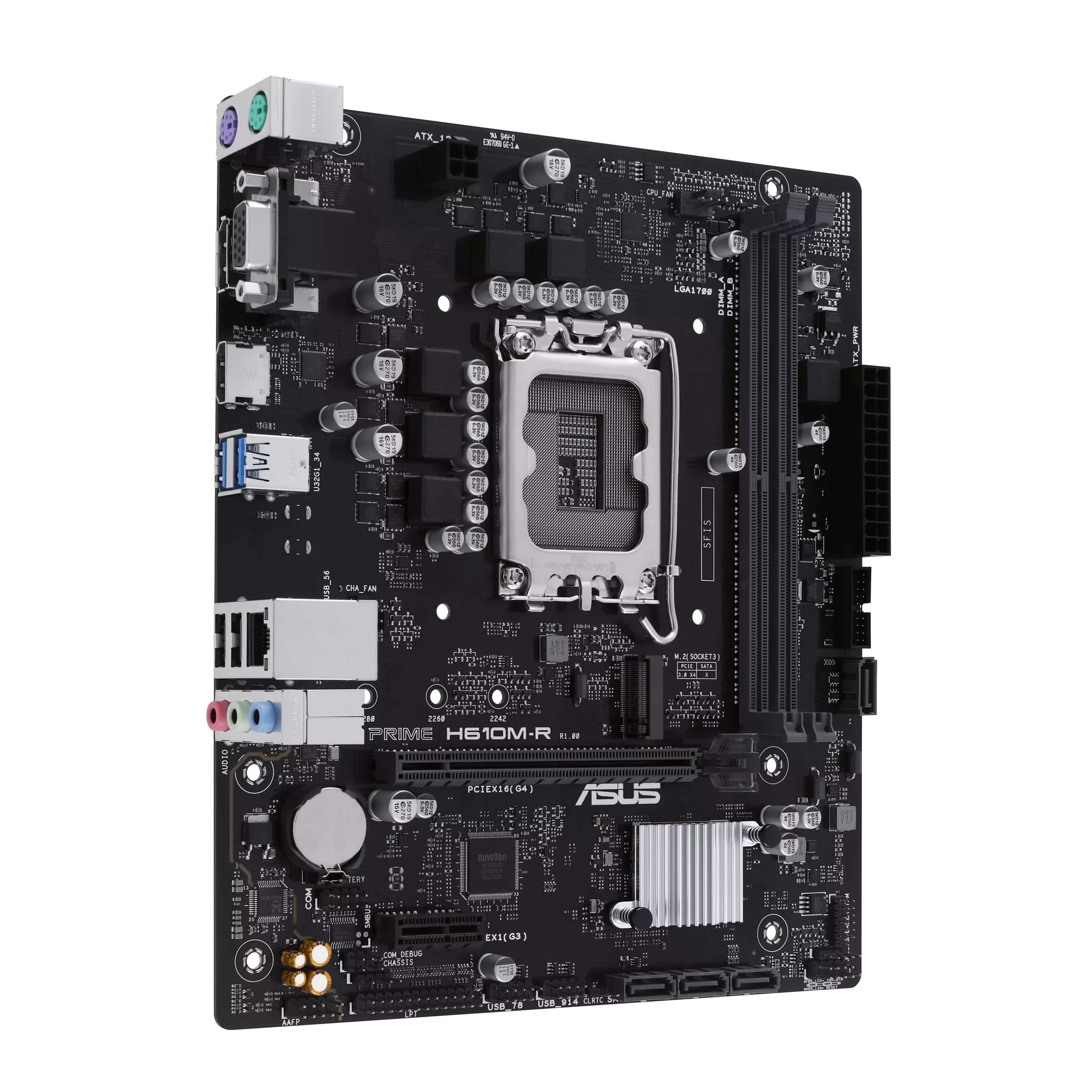 Asus PRIME H610M-R D4 Motherboard For Intel 14th, 13th & 12th Gen Processors - LGA1700 Socket - Image 4