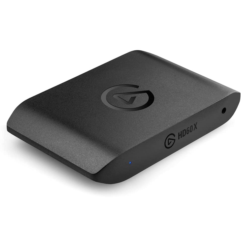 Elgato HD60 X External Game Capture Card - Stream and Record in 1080p60 HDR10 or 4K30 with Ultra-Low Latency on PS5, PS4/Pro, Xbox Series X/S, Xbox One X/S, in OBS and More, Works with PC and Mac