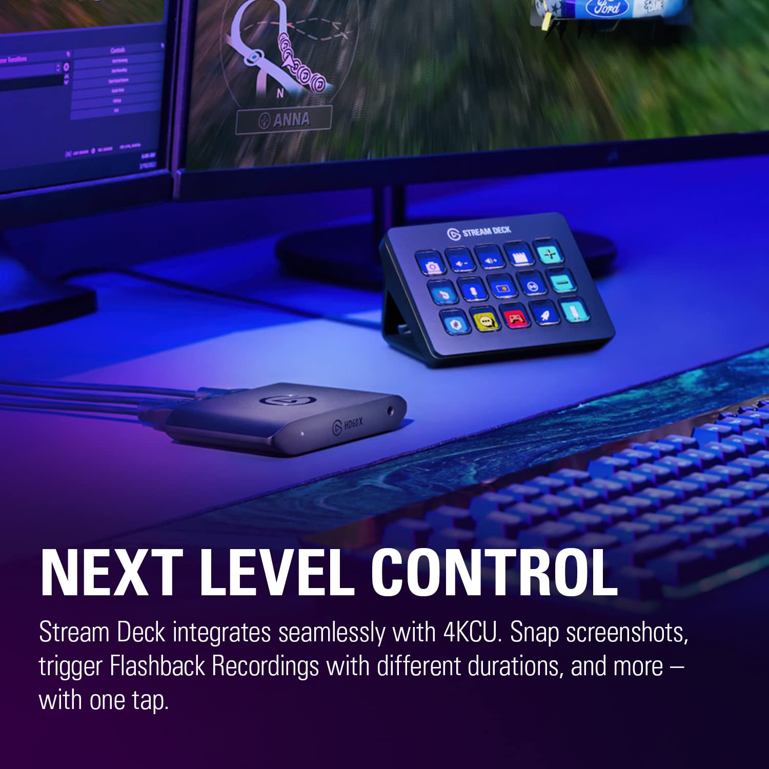 Elgato HD60 X External Game Capture Card - Stream and Record in 1080p60 HDR10 or 4K30 with Ultra-Low Latency on PS5, PS4/Pro, Xbox Series X/S, Xbox One X/S, in OBS and More, Works with PC and Mac - Image 3