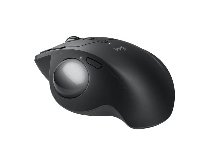 Logitech MX Ergo S Advanced Wireless Trackball Mouse, USB-C Rechargeable Wireless Ergonomic Mouse with Bluetooth and Encrypted Dongle, 6 Programmable Buttons, for PC/ Mac - Image 10
