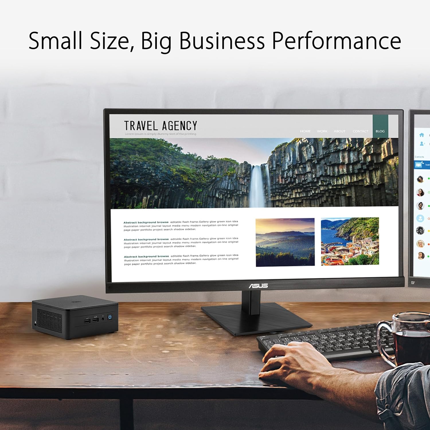 Asus Intel NUC 12 Pro Kit (RNUC12WSHI300000I) Barebone with Intel i3-1220P Processor, Support 64GB DDR4 3200Mhz Memory, 2.5GbE LAN, Wi-Fi 6E and Bluetooth 5.3, 2 x Thunderbolt 4, 2 X HDMI, 3.5mm Audio Jack - Image 4