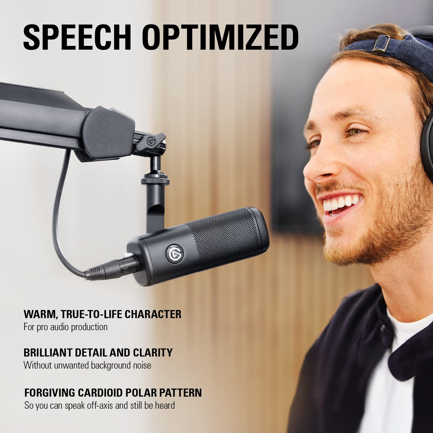 Elgato Wave DX - Dynamic XLR Microphone, Warm True-to-Life Vocals, No Signal Booster Required, Cardioid Pattern, Pop Filter, Noise Rejection, Podcasting, Streaming, Broadcasting - Image 7