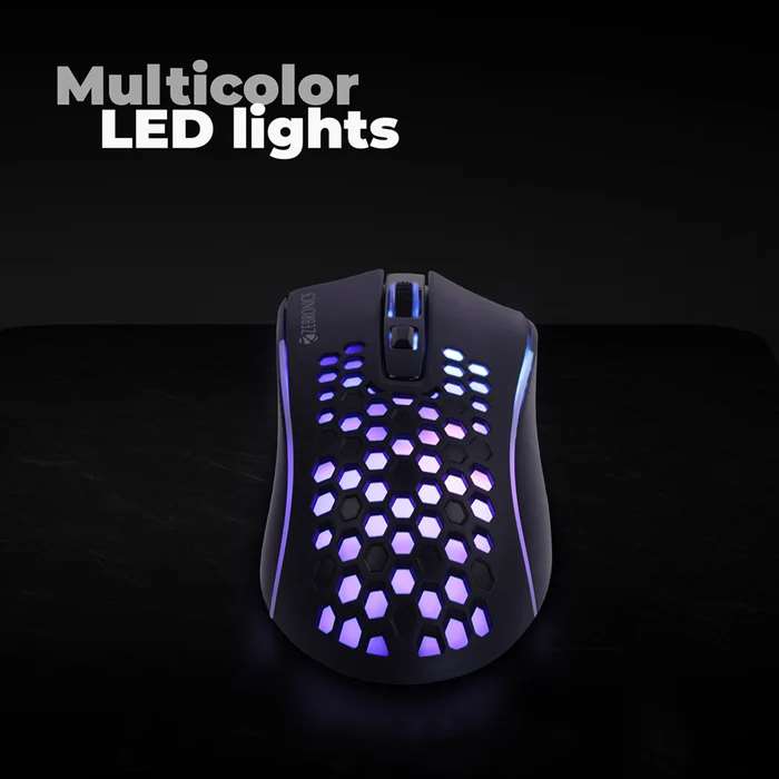 Zebronics Zeb Flash Plug and play Gaming Mouse with LED Lights/ DPI switch/ 1.5m Cable Length/ High Precision - Image 4