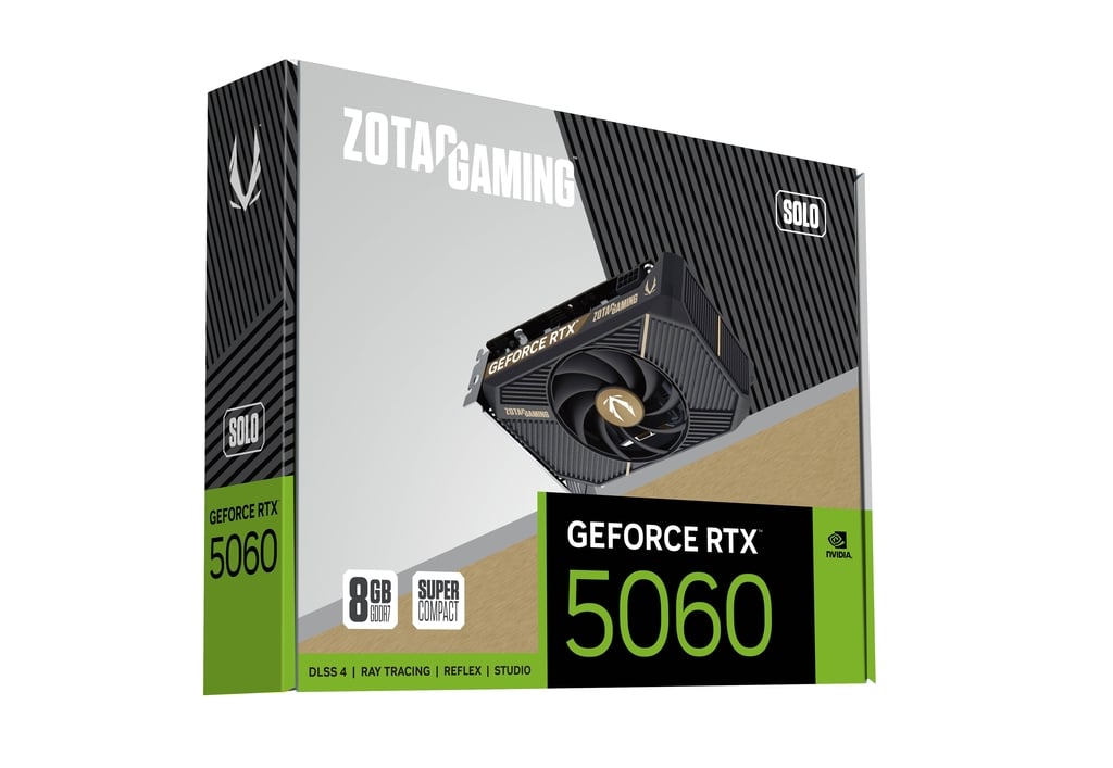 ZOTAC Gaming GeForce RTX 5060 Solo 8GB GDDR7 128-Bit Graphics Card (ZT-B50600G-10L) - Image 5