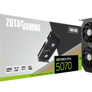 Zotac GeForce RTX 5070 Twin Edge 12GB GDDR7 192-Bit Dual Fan Graphics Card (ZT-B50700E-10P)