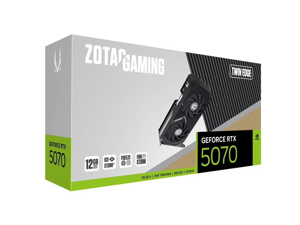 Zotac GeForce RTX 5070 Twin Edge 12GB GDDR7 192-Bit Dual Fan Graphics Card (ZT-B50700E-10P) - Image 6