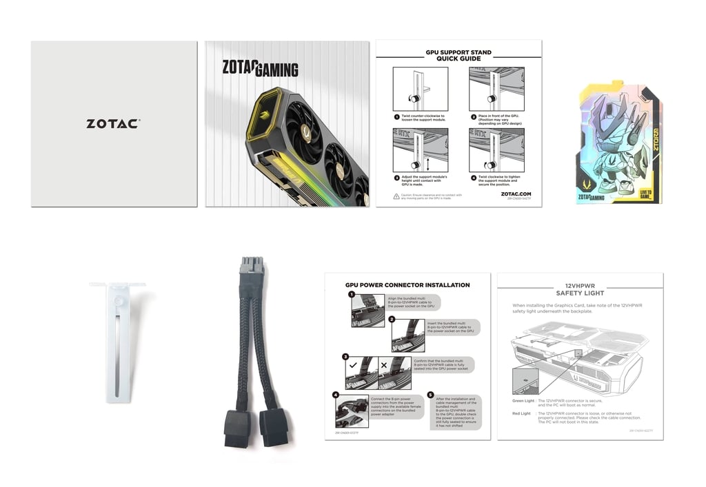 ZOTAC Gaming GeForce RTX 5070 AMP White Edition 12GB GDDR7 192-Bit Triple Fan Graphics Card (ZT-B50700FQ-10P) - Image 3