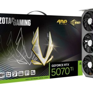 Zotac Gaming GeForce RTX 5070 Ti AMP Extreme INFINITY 16GB GDDR7 256-Bit Triple Fan Graphics Card (ZT-B50710B-10P)