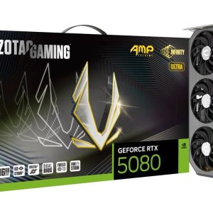 ZOTAC Gaming GeForce RTX 5080 AMP Extreme INFINITY ULTRA 16GB GDDR7 256-Bit Triple Fan Graphics Card (ZT-B50800BU-10P)