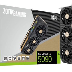 ZOTAC Gaming GeForce RTX 5090 Solid 32GB GDDR7 512-Bit Triple Fan Graphics Card (ZT-B50900D-10P)