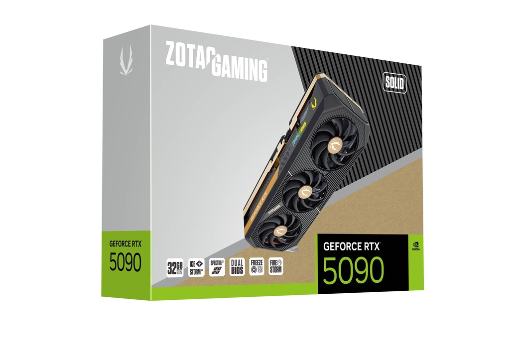 ZOTAC Gaming GeForce RTX 5090 Solid 32GB GDDR7 512-Bit Triple Fan Graphics Card (ZT-B50900D-10P) - Image 6