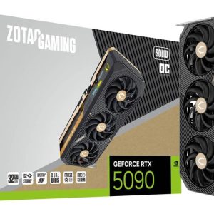 ZOTAC Gaming GeForce RTX 5090 Solid OC 32GB GDDR7 512-Bit Triple Fan Graphics Card (ZT-B50900J-10P)